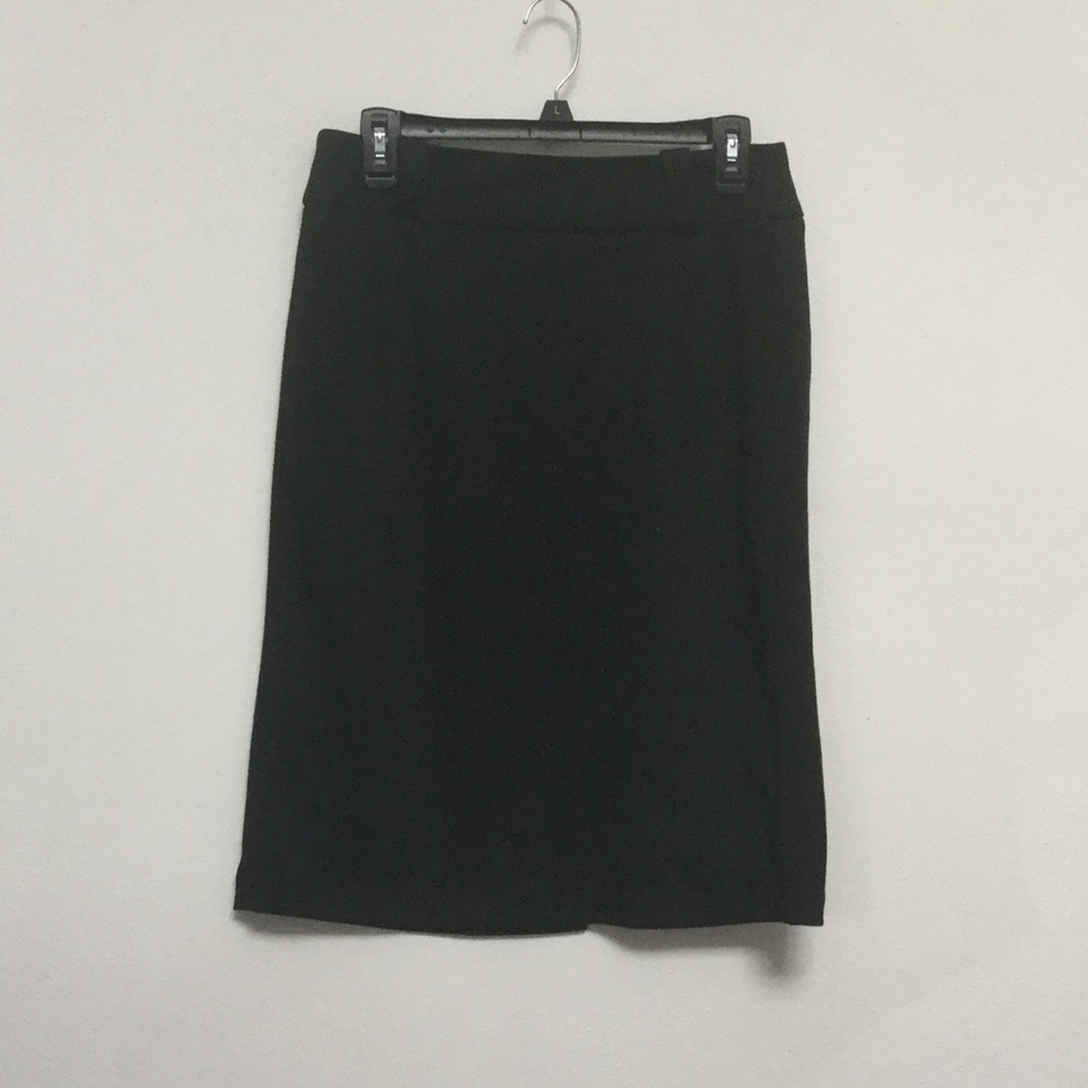 (Lot of 2) George Plain Black, Grey Pencil Skirts with Slits Size 6 Office Work